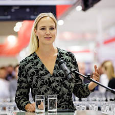 Portrait of Larissa Zeichhardt the CEO at LAT