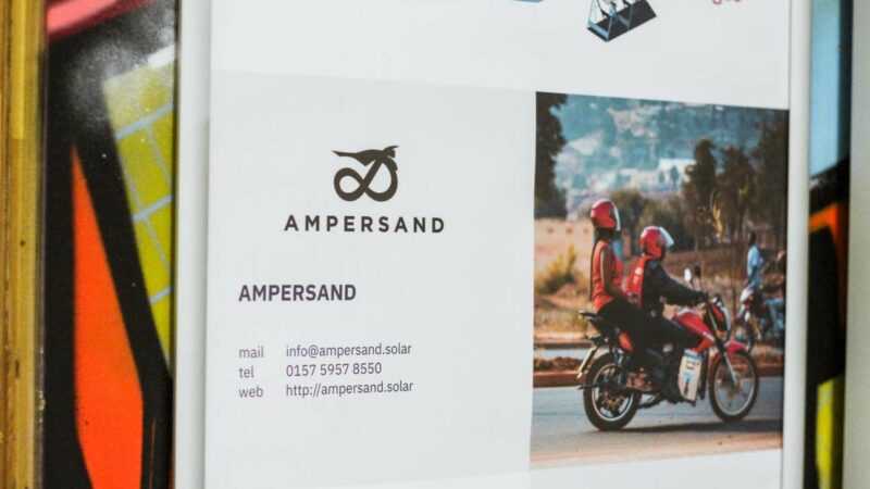 Ampersand sign on our MakerGarage