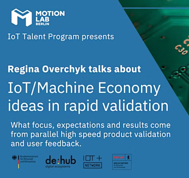 Join our next iot event on the topic of "machine economy ideas in rapid validation".