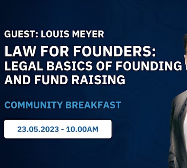 Join the community event on the 23th of May 2023 to learn more about funding and fundraising for startup.