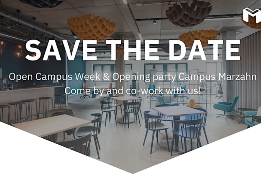 Join the opening party of our new innovation campus Berlin in Marzahn!