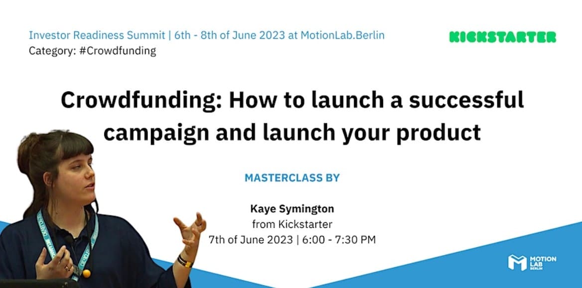 Join our Investor Readiness Summit and participate in the masterclass on the topic of crowdfunding by