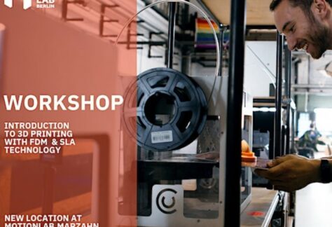 Learn how to use 3d print FDM & SLA technologies through our introduction workshops at our startup campus Marzahn.
