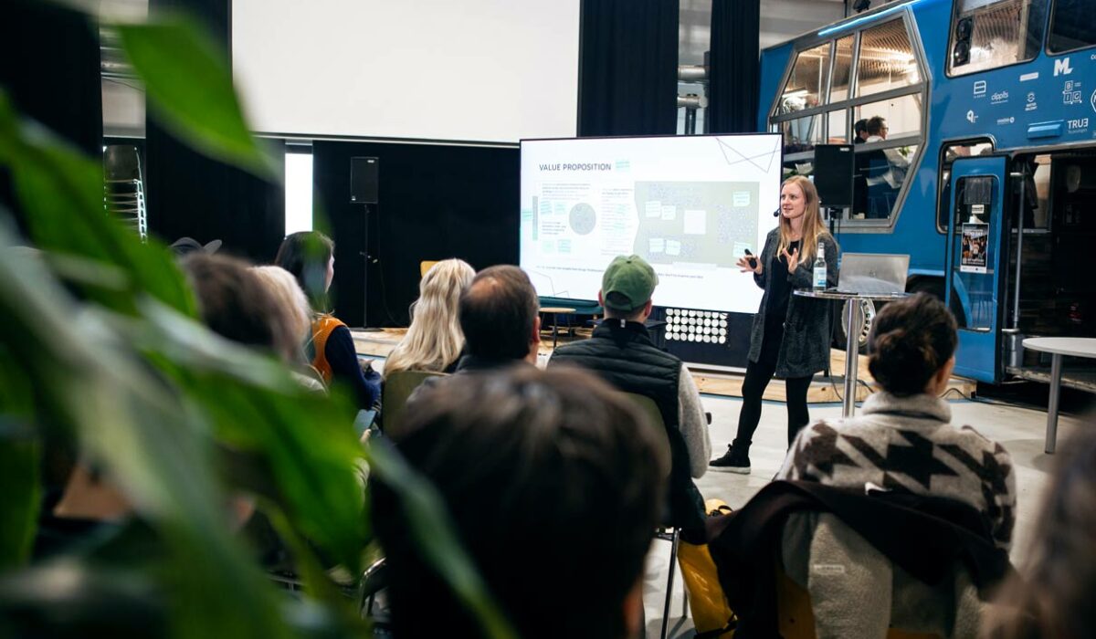 Sarah Moglia at our Hardware Prototyping Bootcamp 2024 at MotionLab.Berlin, where we got a lot of insights into product and MVP development.