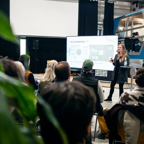 Sarah Moglia at our Hardware Prototyping Bootcamp 2024 at MotionLab.Berlin, where we got a lot of insights into product and MVP development.