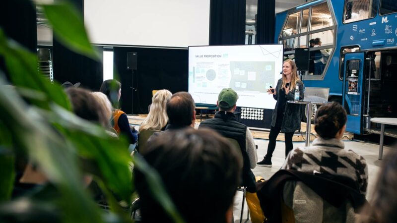 Sarah Moglia at our Hardware Prototyping Bootcamp 2024 at MotionLab.Berlin, where we got a lot of insights into product and MVP development.