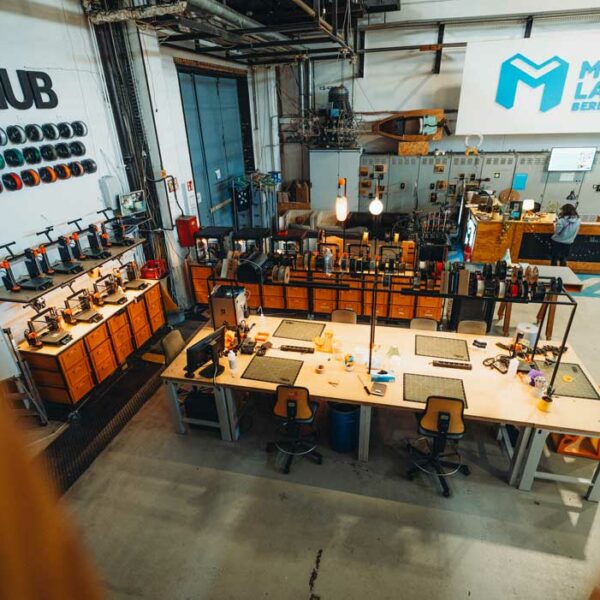 This is the 3d printing lab Berlin at our MotionLab.Berlin Makerspace und Coworking Space in Berlin.