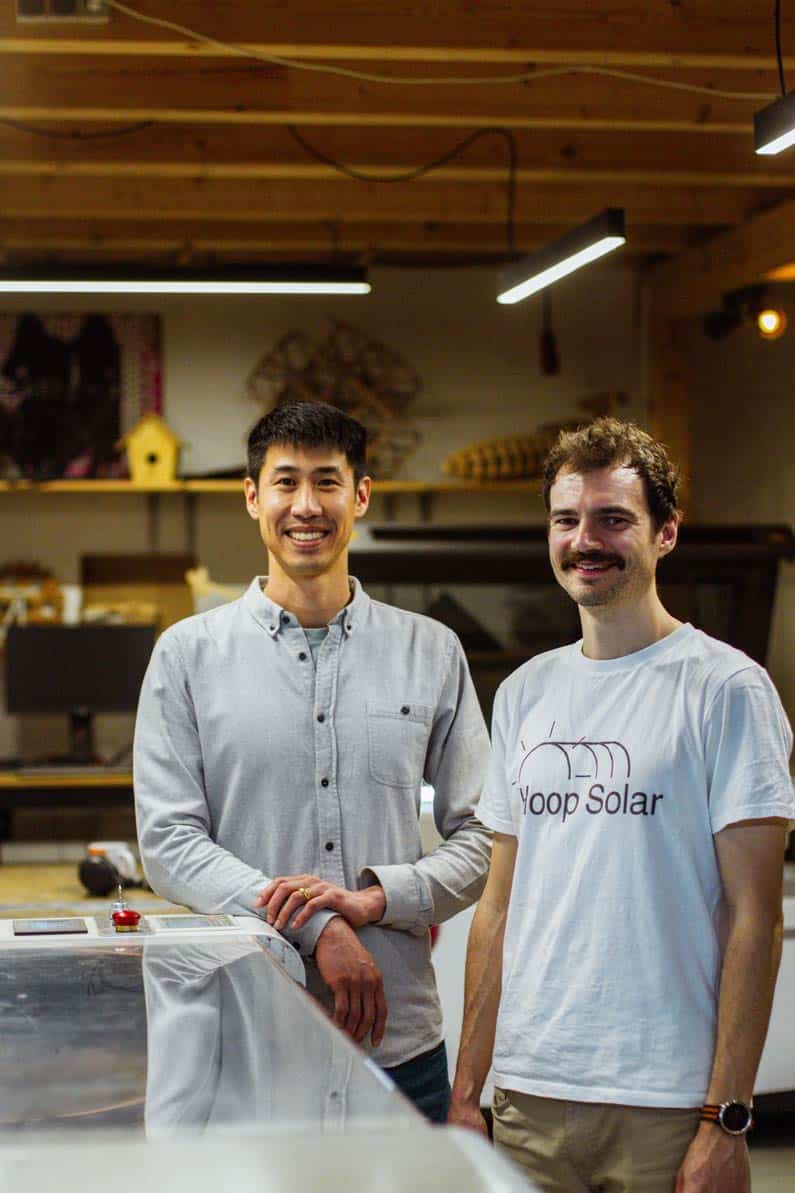 This is Hoop Solar, one of the startups out of batch 3 of our MotionLab.Berlin Startup accelerator program Hardtech Innovation who are working on a energy efficient and smart farming solution for greenhouses.