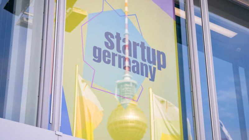 The announcement of the new de:hubs in Germany took place on the startup germany summit 2024.