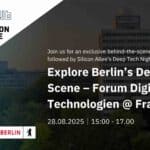 Forum Digitale Technologien – Explore Berlin’s Deep Tech Scene @ Fraunhofer HHI