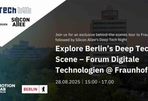 Forum Digitale Technologien – Explore Berlin’s Deep Tech Scene @ Fraunhofer HHI