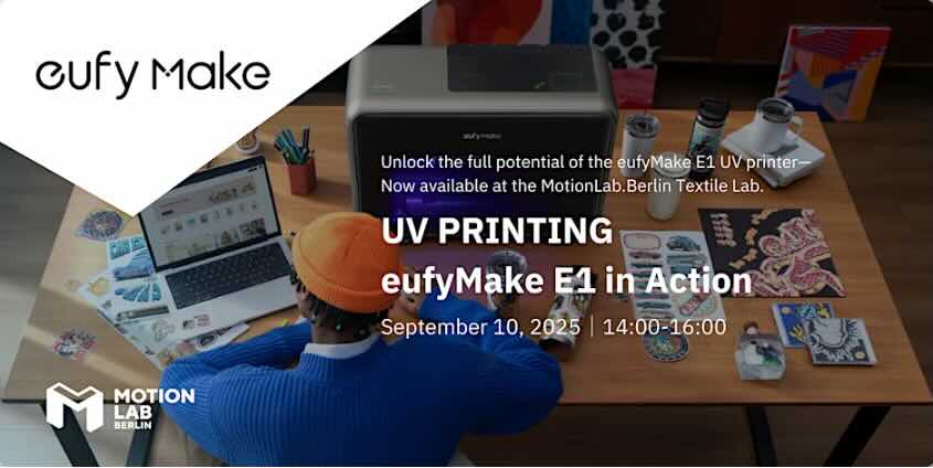 Group of people is meeting to learn how to UV print with eufy