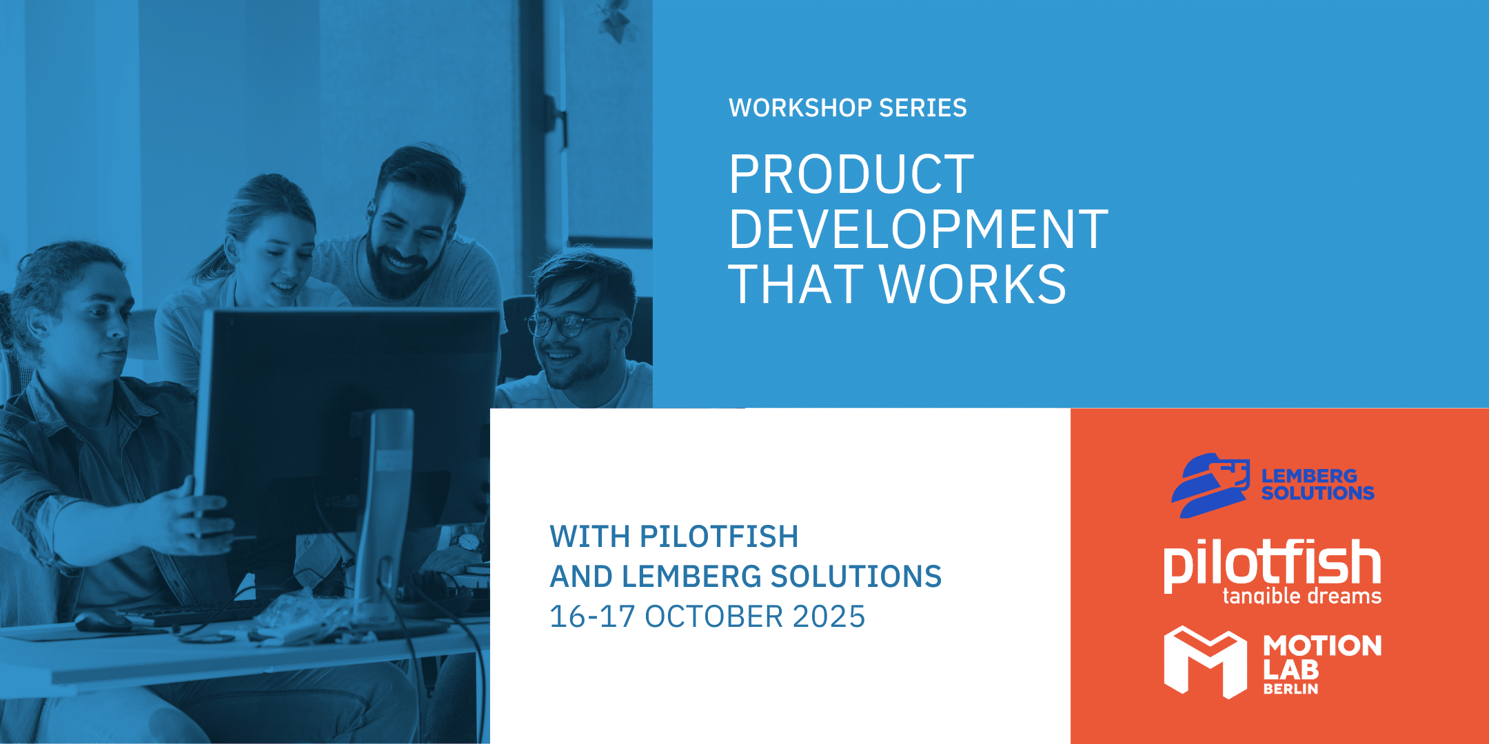 Pilotfish and Lemberg Solutions unite for a two-day, hands-on workshop at MotionLab.Berlin, combining hardware and software expertise.