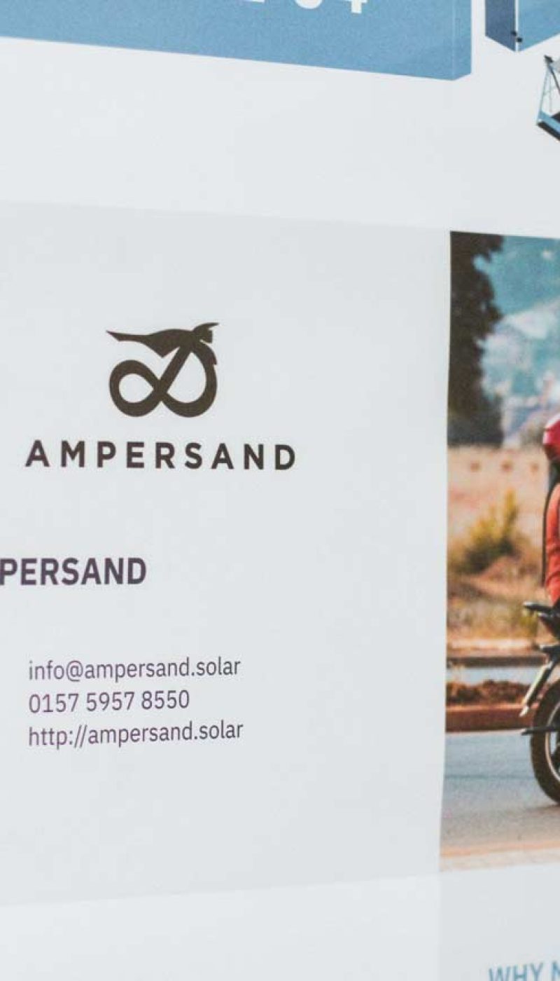 Ampersand sign on our MakerGarage