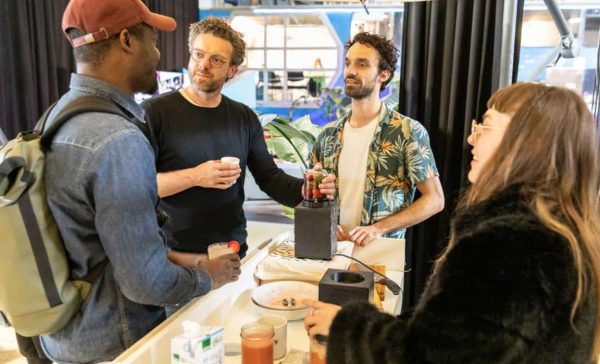 Open Funk, a startup located at MotionLab.Berlin, was part of our Partner Brunch to serve fresh smoothies.